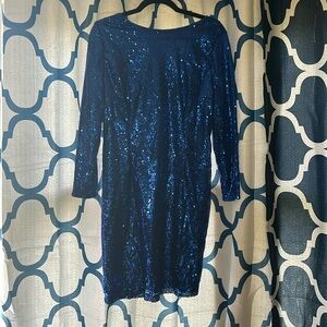 royal blue Homecoming dress